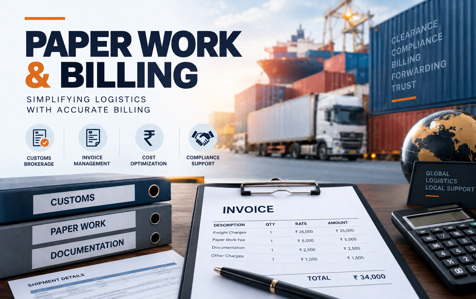 Freight brokerage and truck transportation services