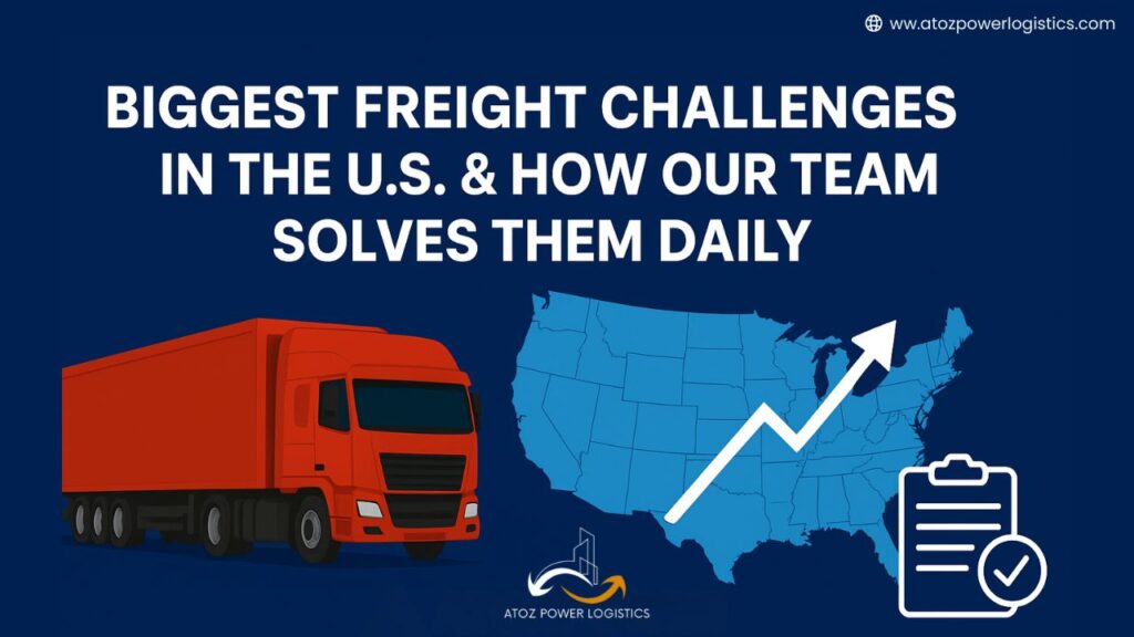 U.S. Freight Problems & Our Daily Solutions