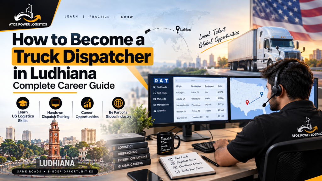 How to Become a Truck Dispatcher in Ludhiana: Complete Career Guide
